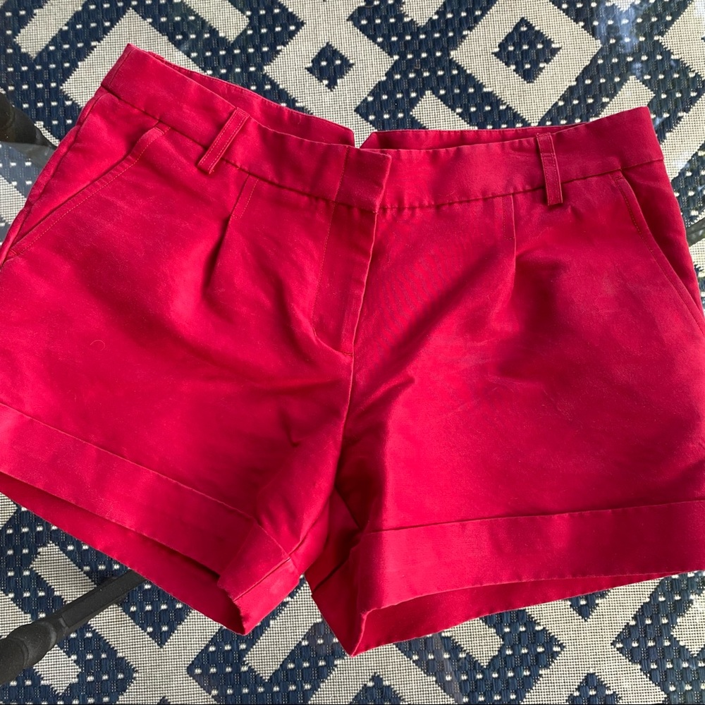 BCBGMaxAzria Red Shorts
